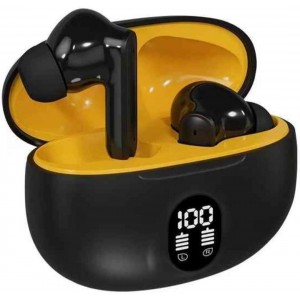 Earphones with Deep Bass, AI-Enhanced Call Clarity, 30H Playtime (Pods 3 Pro, Black)